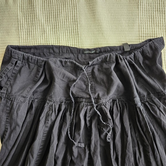 Lagenlook Boho Black 100% Cotton Lightweight Patiala Harem Pants Womens 2XL - Picture 12 of 12